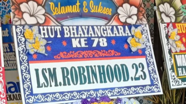 Ketua DPC LSM RobinHood 23 : Mengucapkan Selamat HUT Bhayangkara Polri ke-78