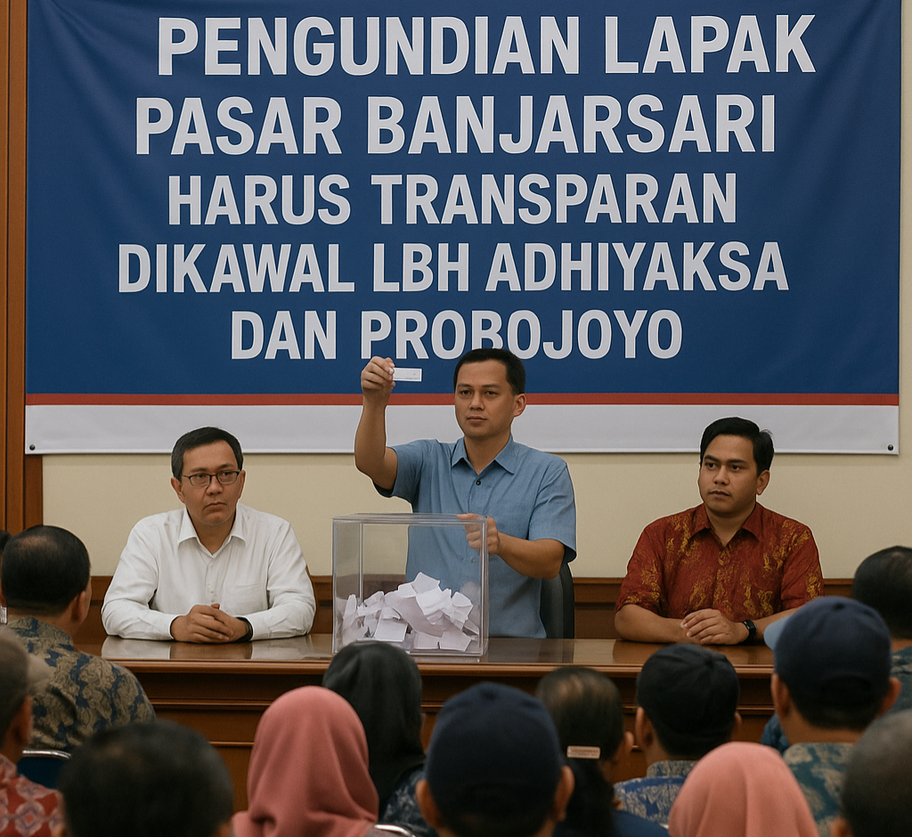 Kegiataan Pengundian Lapak Pasar Banjarsari Dimulai, Pemkot Pekalongan Diminta Transparan