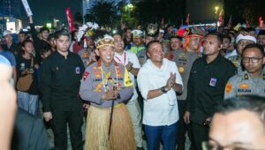 Kapolri dan Mensesneg Hadiri Puncak Perayaan Kemerdekaan di Bundaran HI